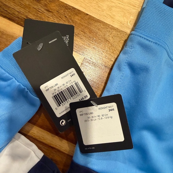NWT Toddler’s Nike Light Blue and Navy Matching Set - Picture 2 of 2